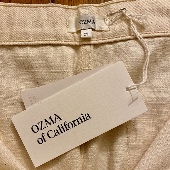 Ozma Denim - OZMA Wide Leg Jean, Cone Bull Denim